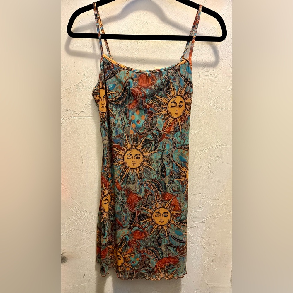 🏷️NWT Milumia Sunburst Patterned Mini Dress ☀️ - Picture 6 of 11